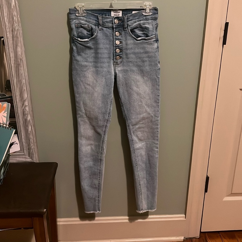 Brand: Kenzie jeans, Size: 4/27, Color: vintage wash light denim